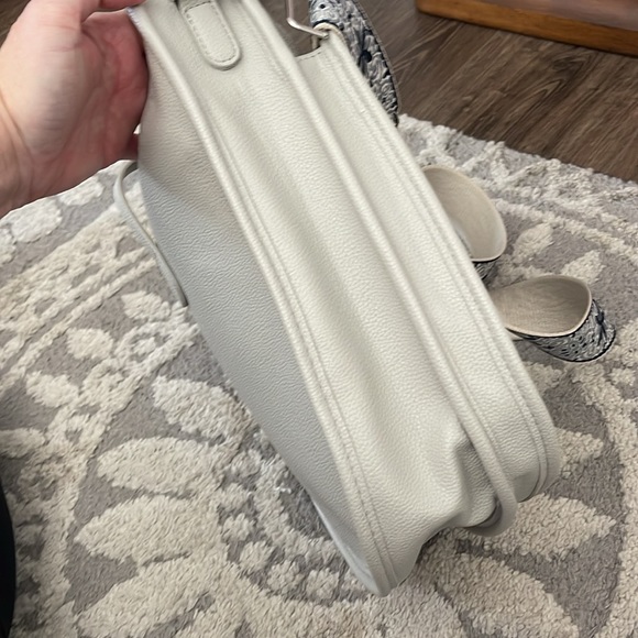 Authentic ah•dorned bag gray with silver clasps - Picture 7 of 11